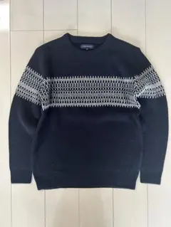 URBAN RESEARCH アーバンリサーチ ネイビー ボーダーセーター L