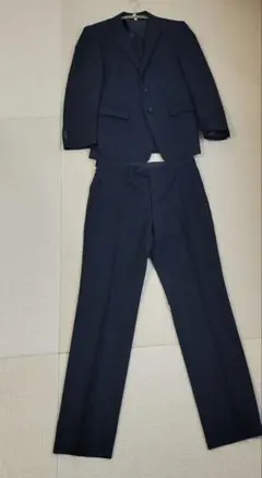 メンズ　黒系シングルブレスト スーツ セット　上下