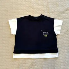 KladSkapクレードスコープ 恐竜 重ね着風Tシャツ 80cmのサムネイル