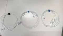 Apple純正Lightningイヤホン 2点 ＋ ANA機内イヤホン セット