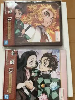 鬼滅の刃 ミニキャンパスボード、ラバスト5点セット‼️