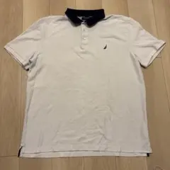 NAUTICA ポロシャツ ホワイト ネイビーのサムネイル