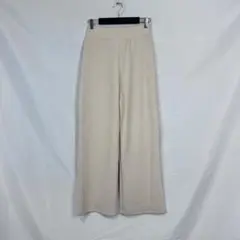 JUNOAH ジュノア　ダブルフェイスパンツ　ゆったりパンツ　タグ付き　未使用品