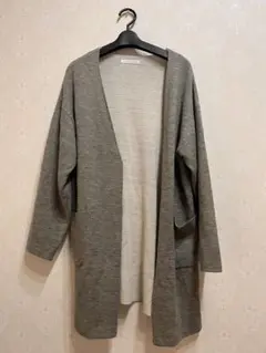 イーハイフンワールドギャラリー 【F】 ニット カーディガン ロング ボタンなし