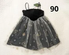 【新品】 softcheese チュールキャミワンピースドレス 90cm