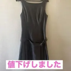 Apuweiser-riche グレー ノースリーブドレス