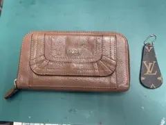 Chloe クロエ レザー ラウンド　ブラウン おまけ付きのサムネイル