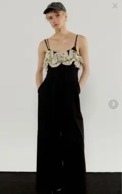 Maison Special Flower motif overalls