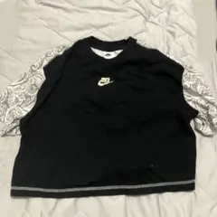 Nike 半袖Tシャツ M 黒/白 コットン100 インポート品 綿 直輸入品