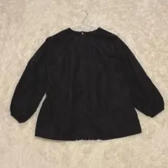 【INÉD 】お洒落 ゆったりシルエット ブラック 長袖チュニック7（M相当）のサムネイル
