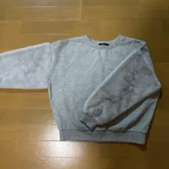 INGNI 袖ファー スウェット グレー M