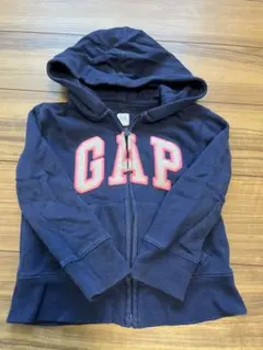 GAP パーカー ネイビー　サイズ110 XS 女の子　ピンク