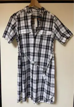 本日限定価格【新品タグ付き】AuieF チェックシャツワンピース