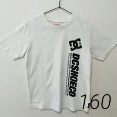 DCSHOECO USA ディーシーシュー ホワイトTシャツ キッズ 160 白