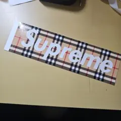 Supreme Burberry Box Logo ステッカーのサムネイル