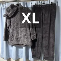 ♦【最終値下げ】GU マシュマロフィールフーディセット ベア XL ルームウェアのサムネイル