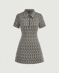 SHEIN MOD オールオーバープリント シャツドレス