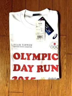【新品未使用】asics /OLYMPIC DAY RUN 2015 /Tシャツのサムネイル