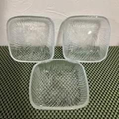 29日限定‼️昭和レトロ クリスタルガラス 小鉢 小皿 ミニ皿 レトロポップ 食器