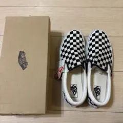 VANS チェッカー柄 スリッポン 靴