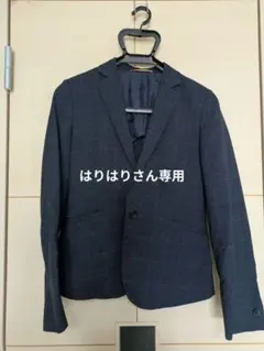 ネイビー　レディース　パンツスーツ上下セット　通年用