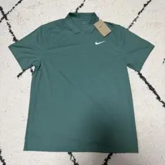 <新品未使用> Nike DRI-FIT グリーン ポロシャツ　Lサイズ