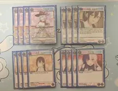 ユニオンアリーナ 2.5次元の誘惑 黄 リリサ&美花莉&ノノア デッキ
