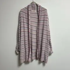 ✨良品✨ スナイデル【Ｆ】カーディガン 個性的 ミックスカラー ポケット付