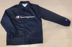 Champion ブラック ナイロンジャケット