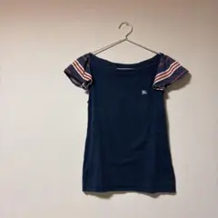 古着 BURBERRY BLUE LABEL バーバリー フリル 半袖