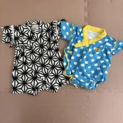 プティマイン　甚平ロンパース　60 70