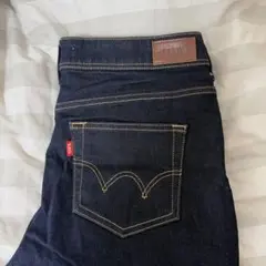 EDWIN ネイビーデニム ストレート 33