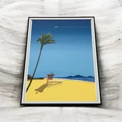 永井博 直筆サイン入り ポスター Palm Street Songs ポスターB - メルカリ