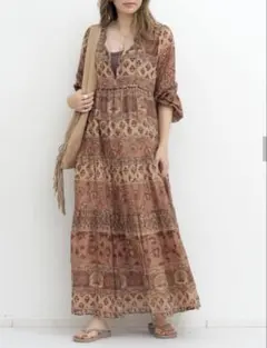 ムフ様Zara プリント柄ZW COLLECTION チュニックワンピース - メルカリ
