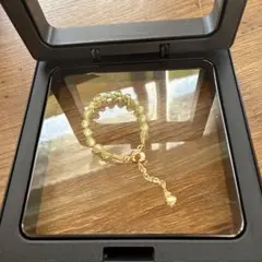 ペリドット 指輪 フリーサイズ