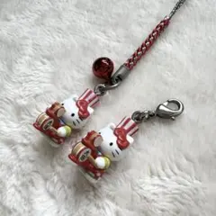 ご当地キティ 大阪限定 ちんどん屋 2点セット 根付け