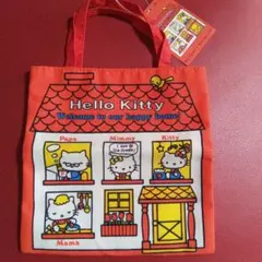 1396）新品未使用　キティちゃんミニトートバッグ