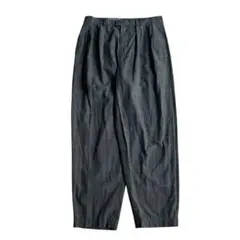 L'UOMO CREST グレンチェック ワイドチノパンツ コットンスラックスのサムネイル
