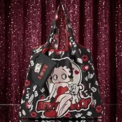 682【新品未開封】 ベティーちゃん Betty Boop™ エコバッグ 総柄