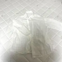 INGNI ホワイトチェック柄長袖シャツ