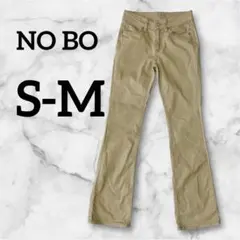 ✨️海外古着✨NO BO【S-M】ミッドライズ ブーツカットデニム ベージュ