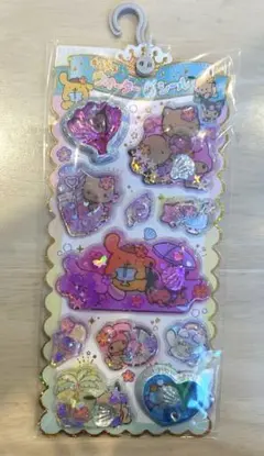 日焼けキティ　ウォーターシール　サンリオ　正規品　キラキラウォーター