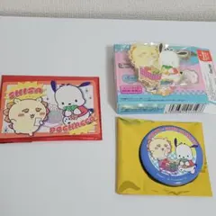 ちいかわ サンリオ　シーサー　ポチャッコ　缶バッジ　ポイントカード　ピンバッジ