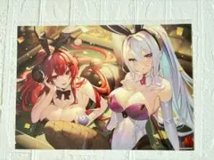 マジくじ　アズールレーン　A3クリアポスター　ヒンデンブルク　キアサージ
