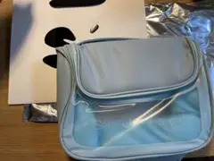 enoi ノベルティ　トラベルポーチ　スカイブルー
