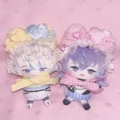 にじぱぺっと にじぱぺ ヘッドドレス ぬい服 猫耳 ピンク 黄色