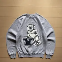 90s champion スウェット YALE大学 ブルドッグ