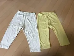 UNIQLO 7分丈レギンス　2枚セット　120
