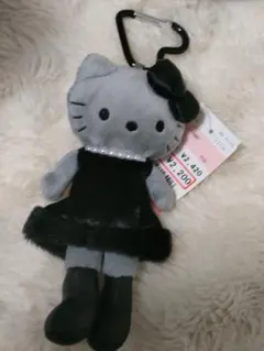 SANRIO ハローキティ♡パール付き ハートチャーム キーホルダー