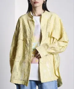 ♪値下げ♪【新品】ROSE BUD SHEER DOBBY SHIRTのサムネイル